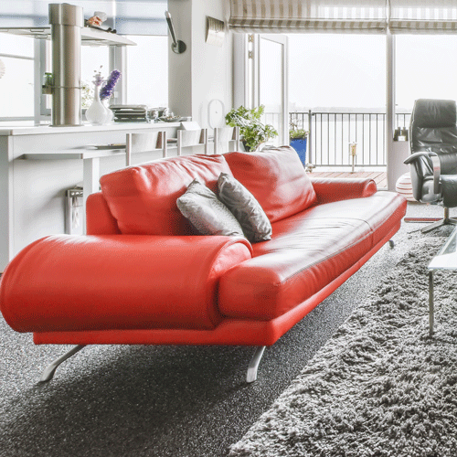comment nettoyer canape cuir rouge