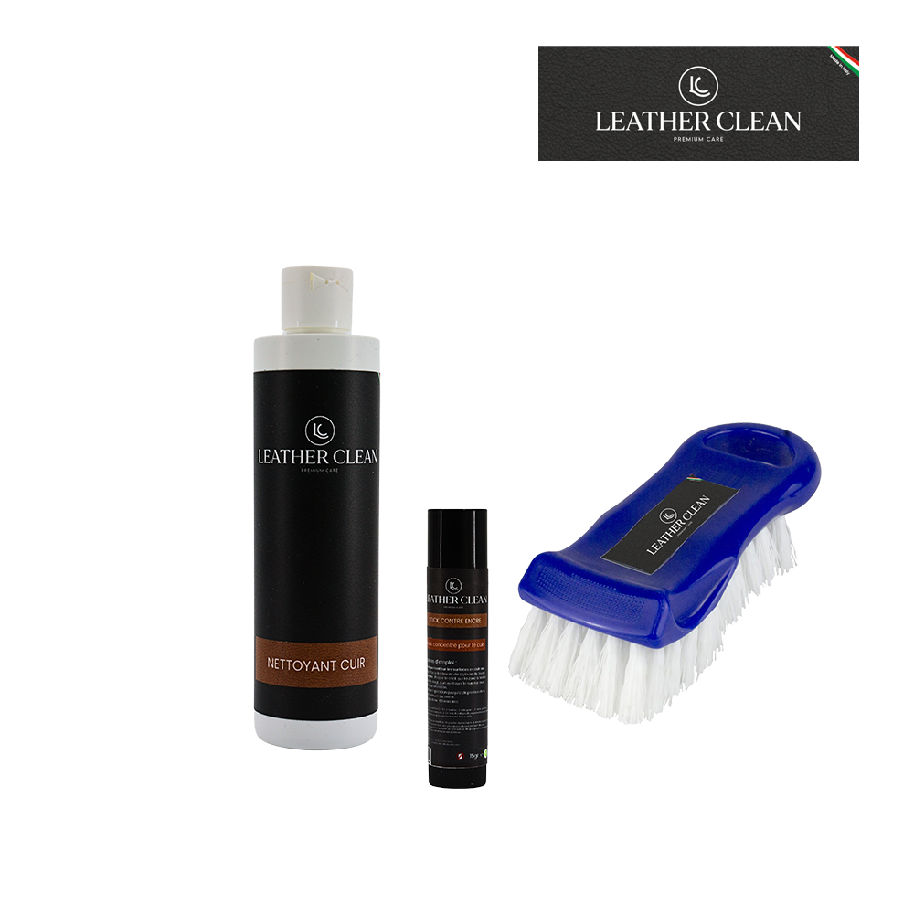 Kit nettoyage cuir - Spécial Encre & Stylos